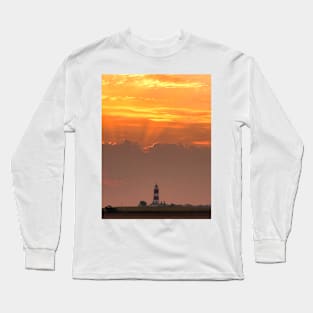 Sun rays over Happisburgh Long Sleeve T-Shirt